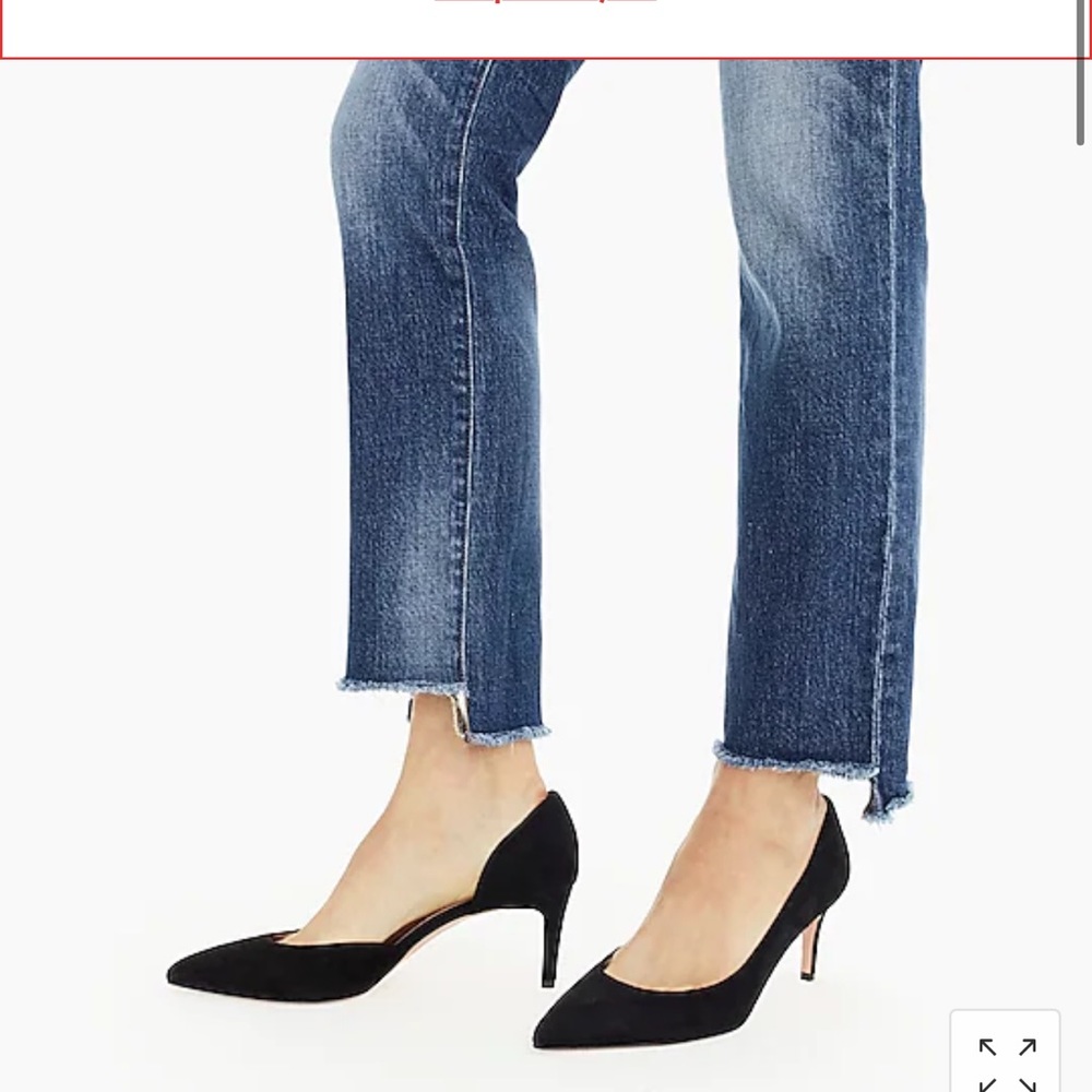 Lucie suede pumps J. crew